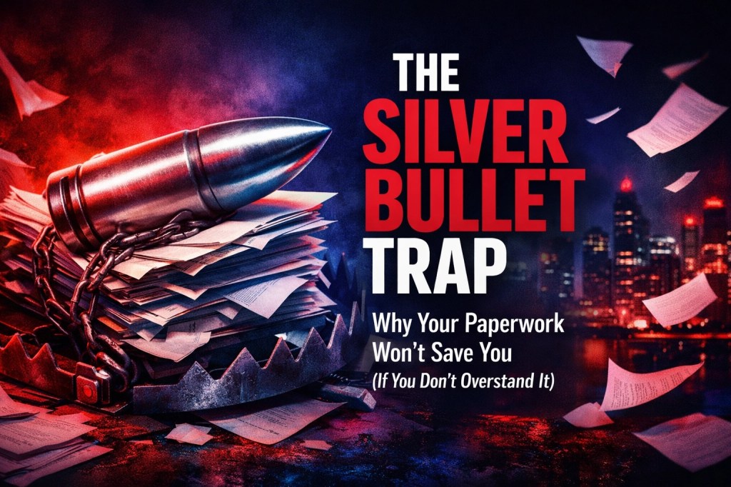 The Silver Bullet Trap: Why Your Paperwork Won’t Save You (If You Don’t Overstand&nbsp;It)